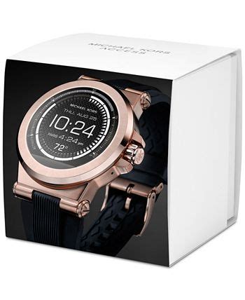 michael kors smartwatch mkt5010|Michael Kors Access Unisex Digital Dylan Black Silicone Strap .